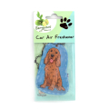 Dogs - Car Airfreshner - Cocker Spaniel - Sandel Wood